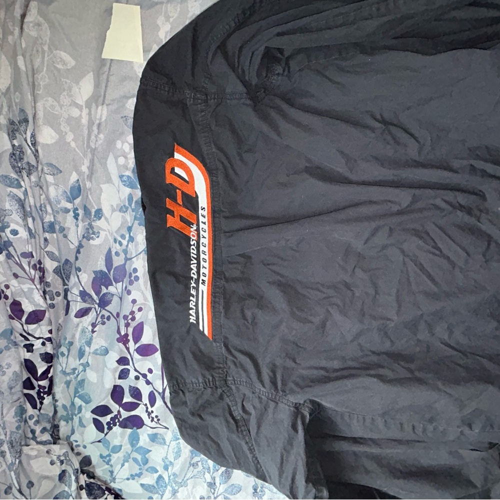 Harley Davidson medium button up shirt
